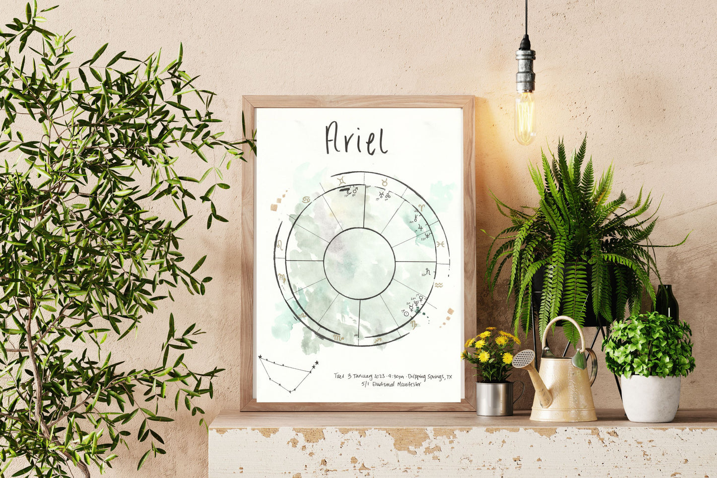 Astrology Chart Art Piece